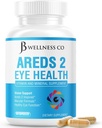 JB Wellness AREDS 2 Eye Vitamin & Mineral Supplement, Enthält Lutein, Vitamin C, Zeaxanthin, Zink & Vitamin Enhance Vision Supplement - 60 Count