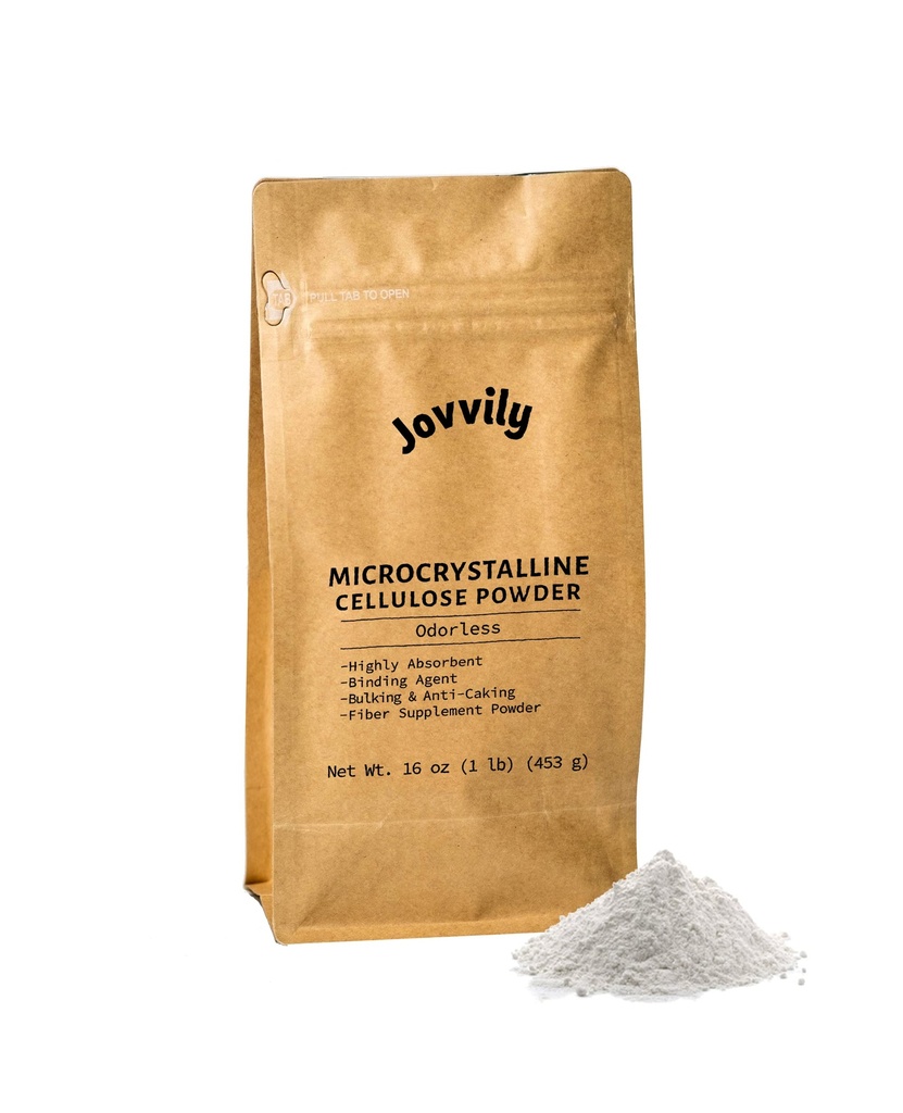 Poudre de cellulose microcristalline - 1 lb - Supplément fibreux - Agent liant