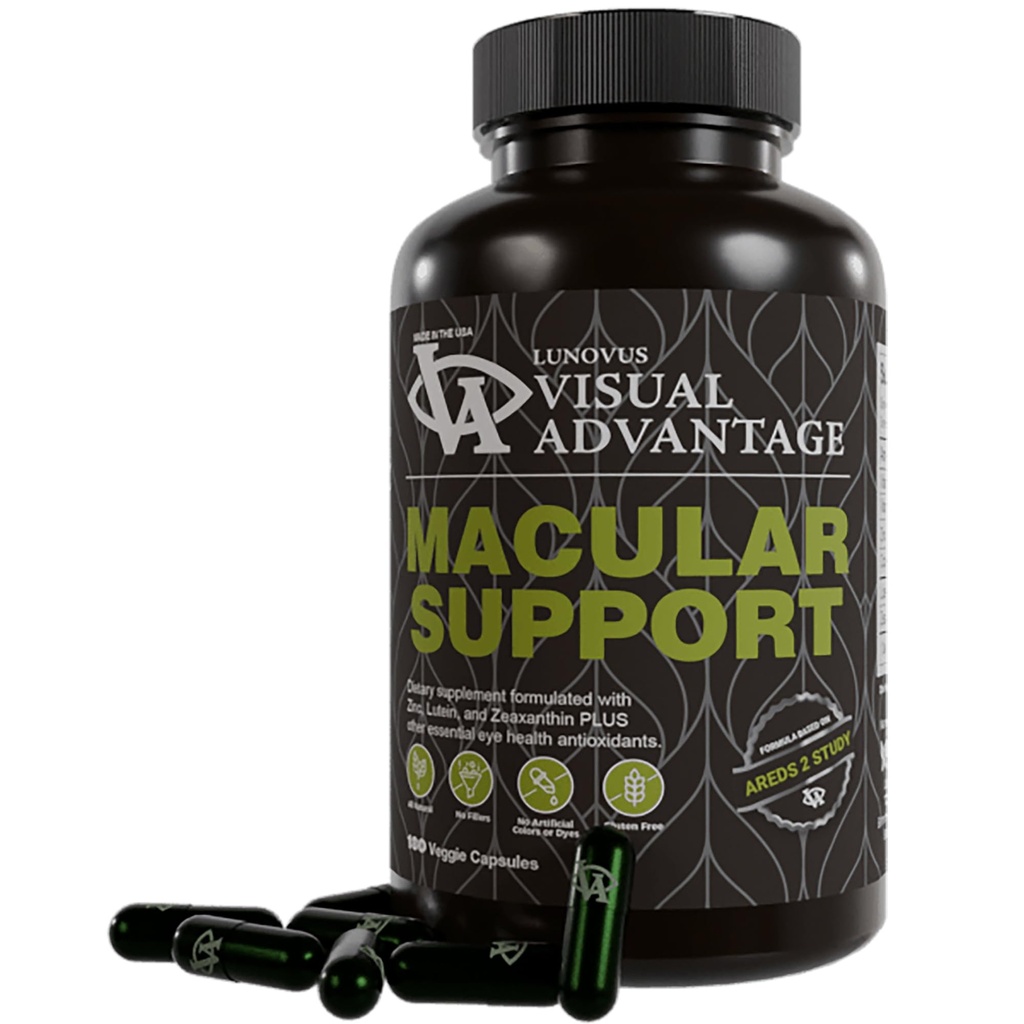 Macular Support Formel für Augengesundheit - 180 Count - Basierend auf der AREDS 2 Studie - für Alter Verwandte Macular Eye Health (AMD) - Augen Vitamine