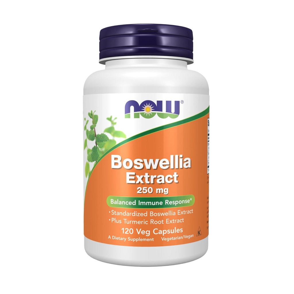 JETZT Nahrungsergänzungsmittel, Boswellia Extrakt 250 mg, plus Turmeric Root Extract, 120 Veg Kapseln