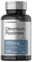 Horbaach Chromium Picolinate 1000mcg | 240 Tabletten | Vegetarische Formel | Non-GMO, Glutenfreie Ergänzung