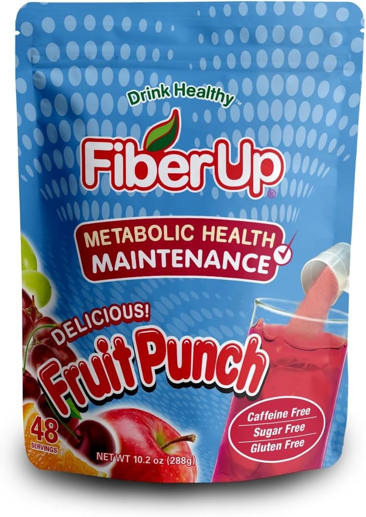 Delicious, Prebiotic Soluble Fiber Supplement, Fruit Punch, 48 Portionen.