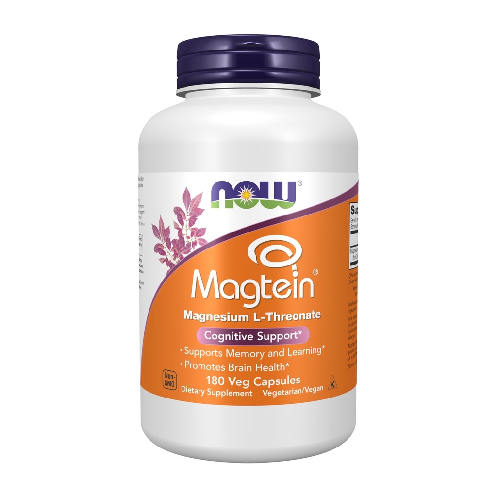 Jetzt Nahrungsergänzungsmittel Magtein, Magnesium L-Threonat, kognitive Unterstützung*, 180 Veg Kapseln