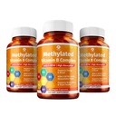 1 Body Vitamin B Complex 3 Pack – Bioavailable B Vitamins with 5-MTHF Folate, B1, B2, B5, B6, Methyl B12, Niacin & Biotin – Non-GMO, Vegan, Made in USA
