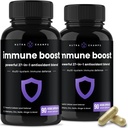 NutraChamps 27 in 1 Immununterstützungsergänzung, 90 Immunschutzkapseln, 1000mg Vitamin C, 5000 IU D3, Elderberry, Zink, 1 Billion CFU Probiotics &amp; More (Pack von 2)