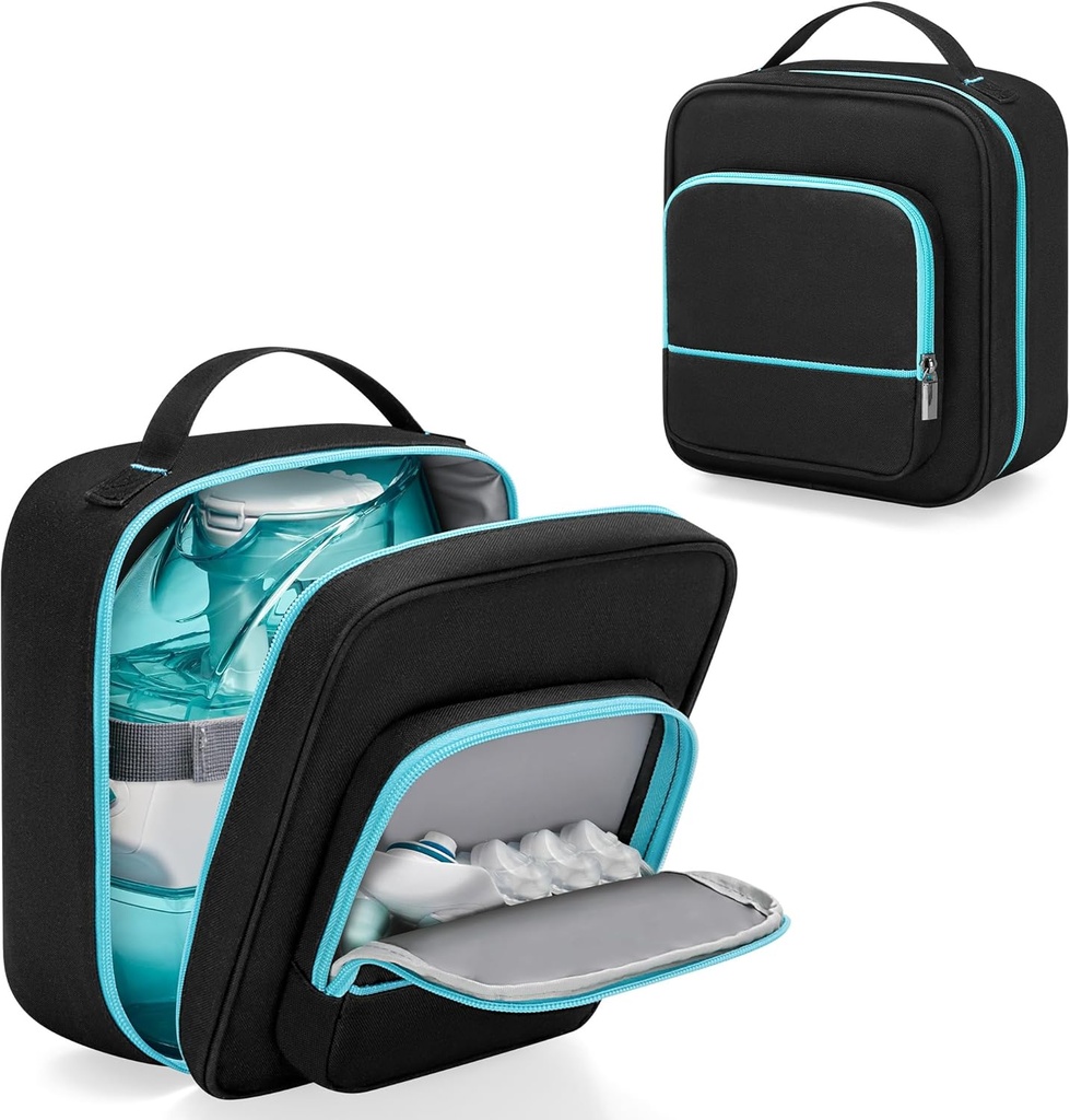 YARWO Nose Cleaner Travel Case Kompatibel mit Navage Nasal Bewässerungssystem, Portable Neti Pot Safety Storage Bag mit wasserdichtem Futter für Nasal Care Kit, SaltPods und Sinus Rinse Device, Nur Tasche
