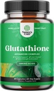 Hautaufhellung Glutathion-Ergänzung mit Milchdistel 1000mg - Glutathion Hautaufhellung Kapseln mit Alpha Lipoic Säure für Leberpflege, Energieunterstützung & Immunhilfe - für Männer & Frauen - 60 Zähler