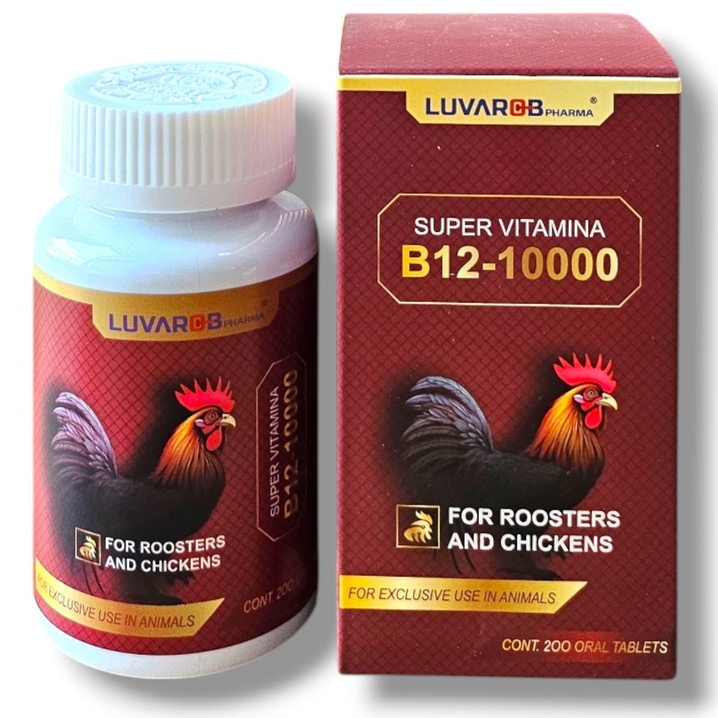 B-12 200 Comprimés pour oiseaux