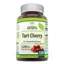 Herbal Secrets Tart Cherry 10:1 Standardisierte Extrakt Ergänzung | 1200 Mg pro Servieren | 120 Veggie Kapseln | Non-GMO | Gluten Free | Made in USA (1 Pack | 120)