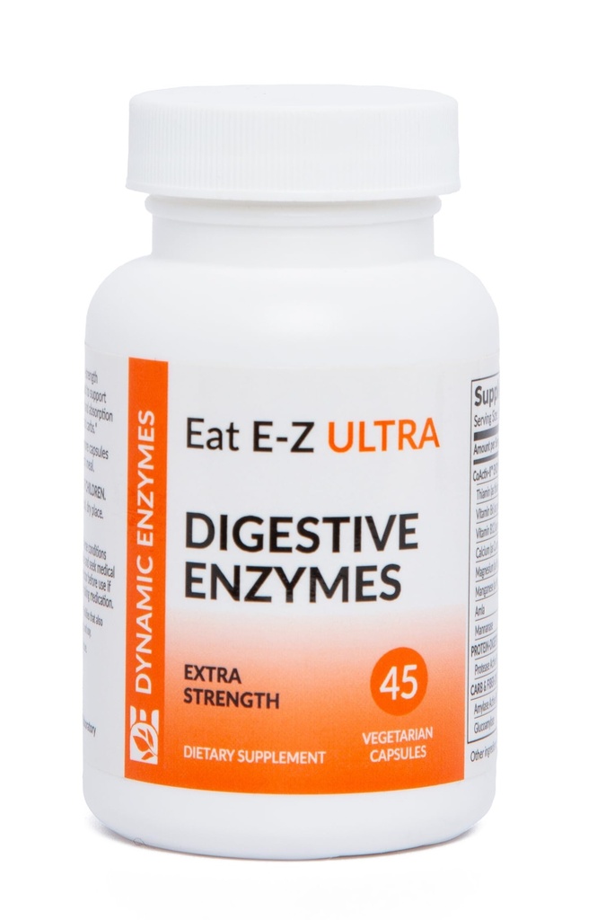 Eat E-Z Ultra (45 Zähler) Verdauungsenzyme für Gutgesundheit; Anti-Bloating; Verdauungsenzym für Immununterstützung | 45 Zähler