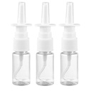 Medsuo 3pcs 10ml Bouteilles de pulvérisation nasale Bouteille de pulvérisation de brouillard Bouteille vide de soin de rhinite vide Vaporisateur de pulvérisation directe pour les huiles essentielles salines