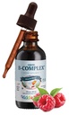 Maxi Health Kids Raspberry Liquid Vitamin B Complex - Vitamin Supplement mit Vitamin B12 - Sublingual B Vitamins Complex Tropfen für Kinder mit B1 B2 B3 B5 B6 Biotin Folic Acid - 2 fl. Unzen