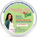 Preggie Pop Drops Plus | 21 Tropfen | Vitamin B6 für Morgen Krankheit & Übelkeit Entlastung während der Schwangerschaft | Sicher für schwangere Mutter & Baby | Glutenfrei | Zwei Geschmacksrichtungen: Zitronen & Himbeer