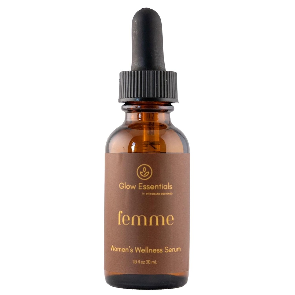 Physician Designed Femme - Topical Progesterone Serum | Hormonbilanz für Frauen | 20 mg bioidentische USP progesterone | 1 FL oz 30 mL