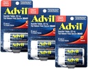 Comprimés d'Ibuprofène Advil 200 mg, 2 flacons, 10 comprimés enrobés chacun, 20 Total (paquet de 3)