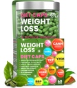 Weight Loss Diet Capsules, Suppresseur d'appétit naturel, brûleur de graisse jour et nuit pour les femmes et les hommes avec cidre de pomme, extrait de café vert, supplément de métabolisme Booster - 60 pilules
