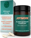 JOYMODE Supplément d'aide au sommeil pour adultes (60 ct) avec L Theanine, Melatonine et 125mg Magnésium Glycinate, 500mg Extrait de Tart Cherry de CherryPURE pour soutien au sommeil