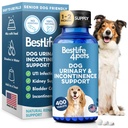 BestLife4Pets Dog UTI Treatment & Kidney Health Formula - 400 Pills | Natural Dog Urinary Tract Supplements to Manage Urine Frequency & Leaks – Bladder Control Support for Urinary Incontinence