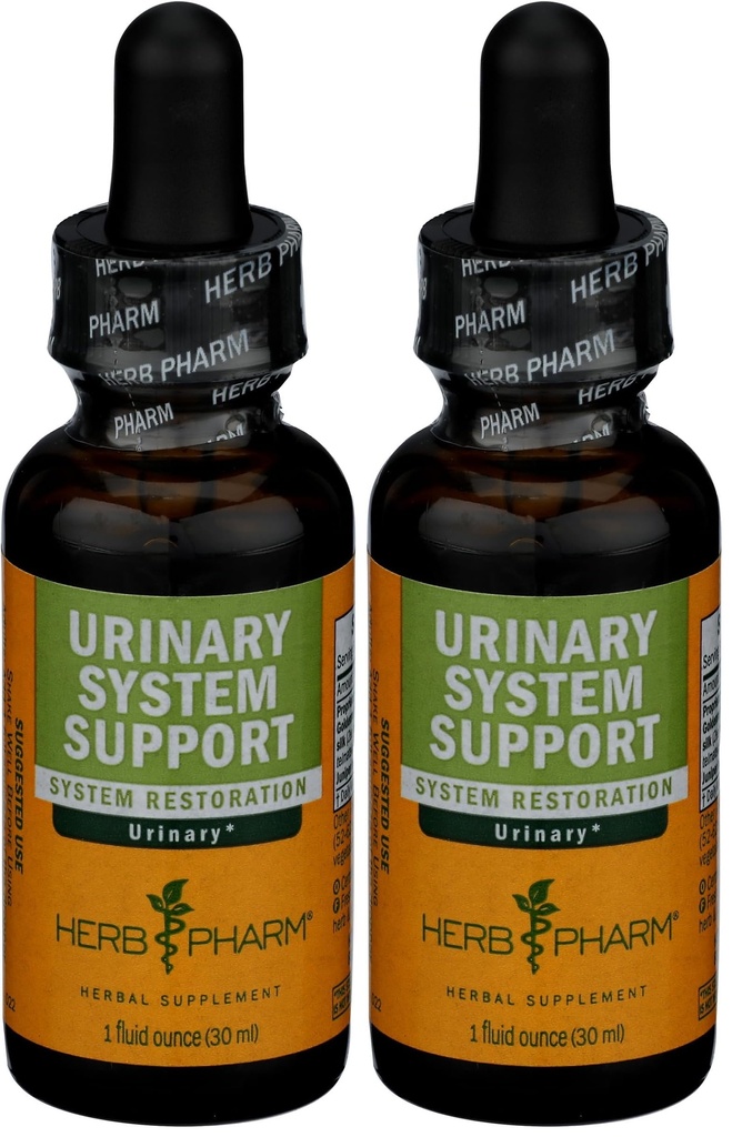 Herb Pharm Urinary System Support Formule à base de plantes liquides, 1 Fl Oz (paquet de 2)