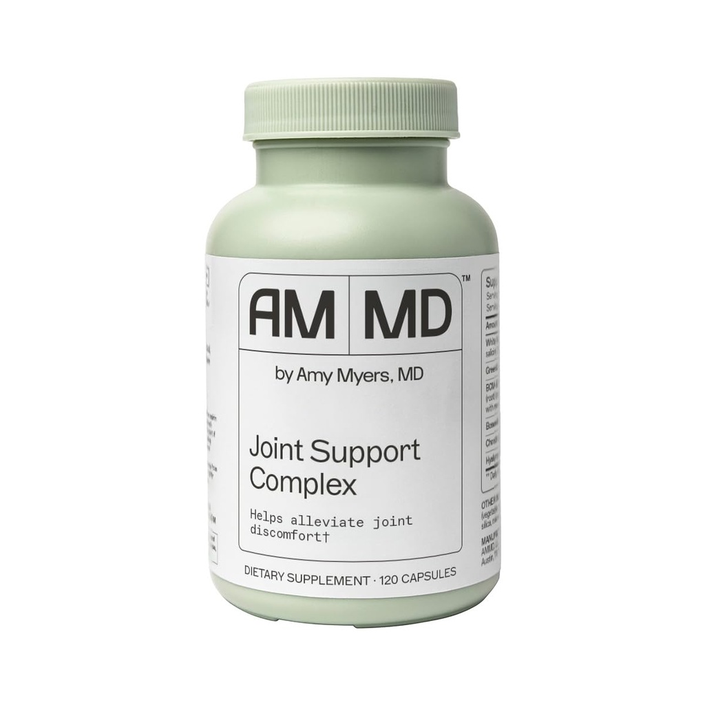 Amy Myers MD Join Support Complex Supplement - Unterstützt Joint Health & Mobility - Glucosamine HCL - Chondroitin - Turmeric - 120 Kapseln