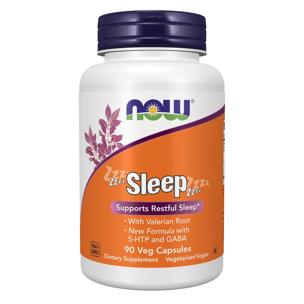 JETZT Nahrungsergänzungsmittel, Schlaf mit Valerian Root Extract Plus Hops, Passionflower und GABA, Botanical Sleep Blend*, 90 Veg Kapseln