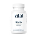 Vital Nährstoffe Niacin 500mg | Timed-Release Niacin Ergänzung für Männer & Frauen | Vitamin B3 unterstützt Herzgesundheit und Protein & Fett Stoffwechsel | Gluten, Dairy, Soy Free | Non-GMO | 90 Tabletten