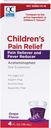 Choix de qualité Réduction de la douleur et de la fièvre chez les enfants, 4fl oz d'acétaminophène 160mg par 5ml, Ibuprofène et Aspirine sans, liquide rhume et la grippe médicament pour les enfants, Force régulière OTC médicaments