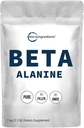 Beta Alanine Powder, Pure Beta Alanine Supplement, 2.2 Pfund (500 Tage Versorgung), Filler Free, Amino Energy Pre Workout, Unflavored, Non-GMO und Vegan Friendly