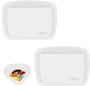 2 Stück Pille Organizer wiederverwendbare Pocket Pille Case Portable Open Pill Pouch Silikon kleine Pille Box Pille Container Pillenhalter Pillen Taschen Organisieren Medikamente, Vitamine und Tabletten für Reisen (Weiß)