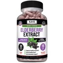 Kaya Naturals Elderberry Immununterstützung - Elderberry Extract, Rich Antioxidant Premium Vitamins, 1200mg Immunsystem Booster Sambucus Kapseln - 30 Count