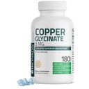 Bronson Cuivre Glycinate 3mg Absorption supérieure chélatée Non-OGM, 180 comprimés végétariens