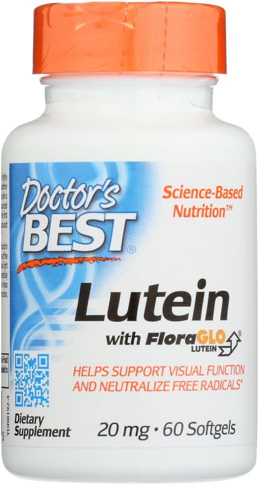 Doctor's Best Lutein für Augengesundheit - 20 MG (60 Softgels)