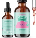 JoySpring Vitamin D Tropfen für Kleinkinder zu unterstützen Wachstum, Knochen, und Immune Gesundheit, Kinder Zink Ergänzungen - Elderberry mit Zinkflüssigkeit und täglich Complex B Vitamine mit Vitamin B2, B6, B12 und B5