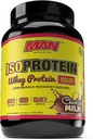 MAN Sports ISO-Protein 100% reines Whey Protein Isolierpulver, Schokoladenmilch, 2 Pfund