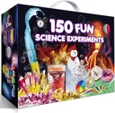UNGLINGA 150 Experimente Wissenschaft Kits für Kinder Jungen Mädchen, S.T.E.M Kit Spielzeug Geschenke Ideen Geburtstag Weihnachten, Chemie Break Geodes, Volcano, Physik Bildungsaktivitäten Projekt