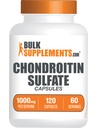 BulkSupplements.com Chondroitin Sulfat Kapseln - Nahrungsergänzung, Chondroitin Sulfat 1000 mg - Glutenfrei, 2 Kapseln pro Servieren, 120 Zähler (Pack von 1)