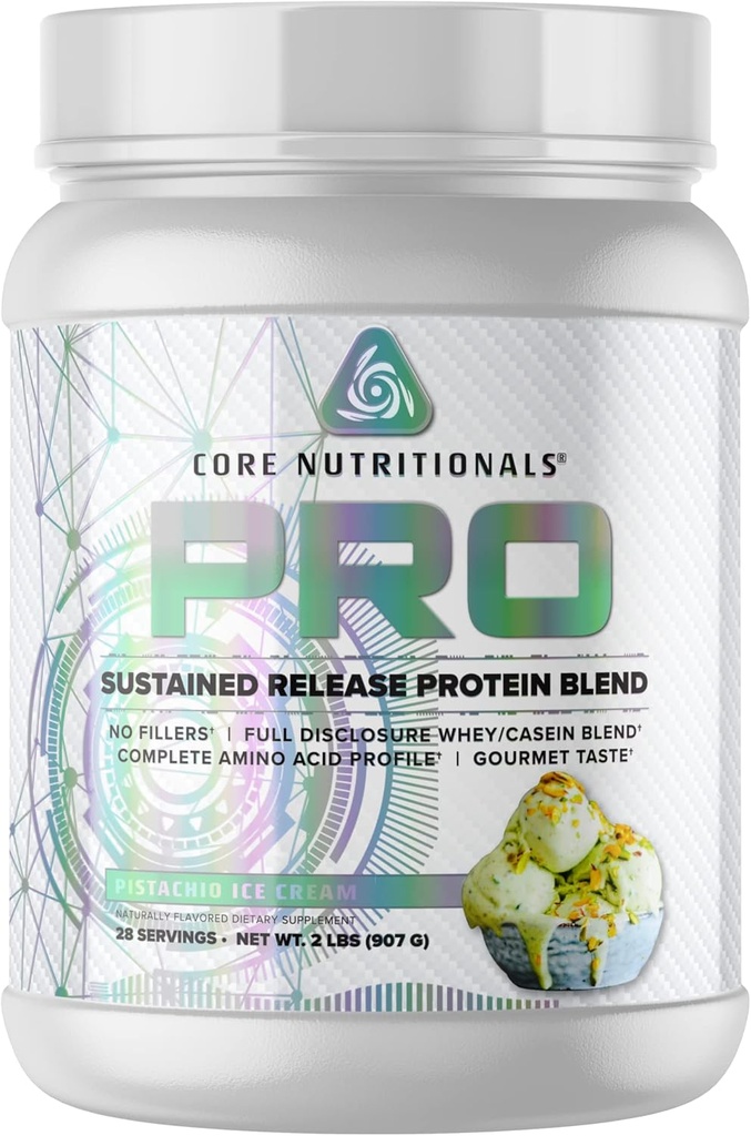 Core Nutritionals Pro Release durable Mélange de protéines 27 portions (Pistachio crème glacée)