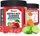 （2 Pack） 90 Count Keto ACV Gummies Formula with 1500MG 180 Count Keto ACV Gummies, Keto Diet Supplement for Women Men - Low Sugar & Gluten Free
