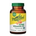 MegaFood Vitamin D3 1000 IU (25 mcg) - Vitamin D Nahrungsergänzungsmittel, Immununterstützung, unterstützt Knochen, Zähne & Muskeln, Vegetarisch, Glutenfrei, Non-GMO, Kosher – 90 Tabletten, 90 Servierungen