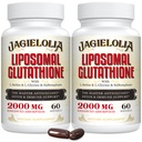 Liposomale Glutathione 2000 mg mit L-Serin, L-Glycin & Sulforaphane – Aktive L-Glutathione Einzigartige Formulierung zur Steigerung der Absorption - Master Antioxidans, Detoxifying & Immune | 120 Softgele