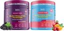 Keto Vitals BlackBerry Bundle mit Fruit Punch - 2 Pack Bundle Keto Elektrolyte Pulver - Keto-Friendly Elektrolyte mit Kalium, Magnesium, Natrium, Calcium - BlackBerry & Fruit Punch