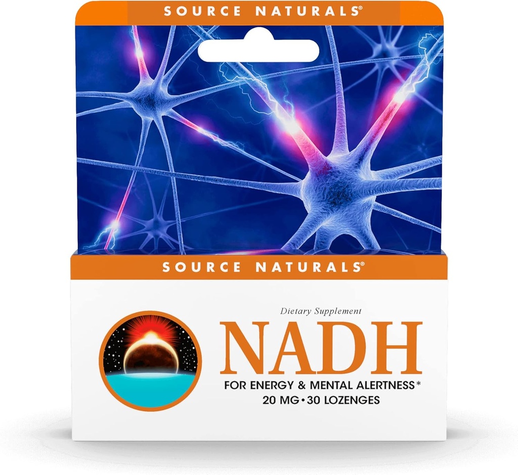 Quelle Naturals NADH 20mg, Boost Energy and Mental Alertness* - 30 Lozenges