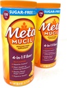 Metamucil Sugar Free Fiber Supplement, Orange glatt 260 Servierungen