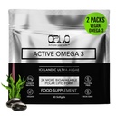 Orlo Omega 3 – Supplément Omega-3 végétalien (EPA & DHA) – Huile de poisson extra-forte et Krill alternative à l'huile d'algue (120 mini softgels sans Burpless)