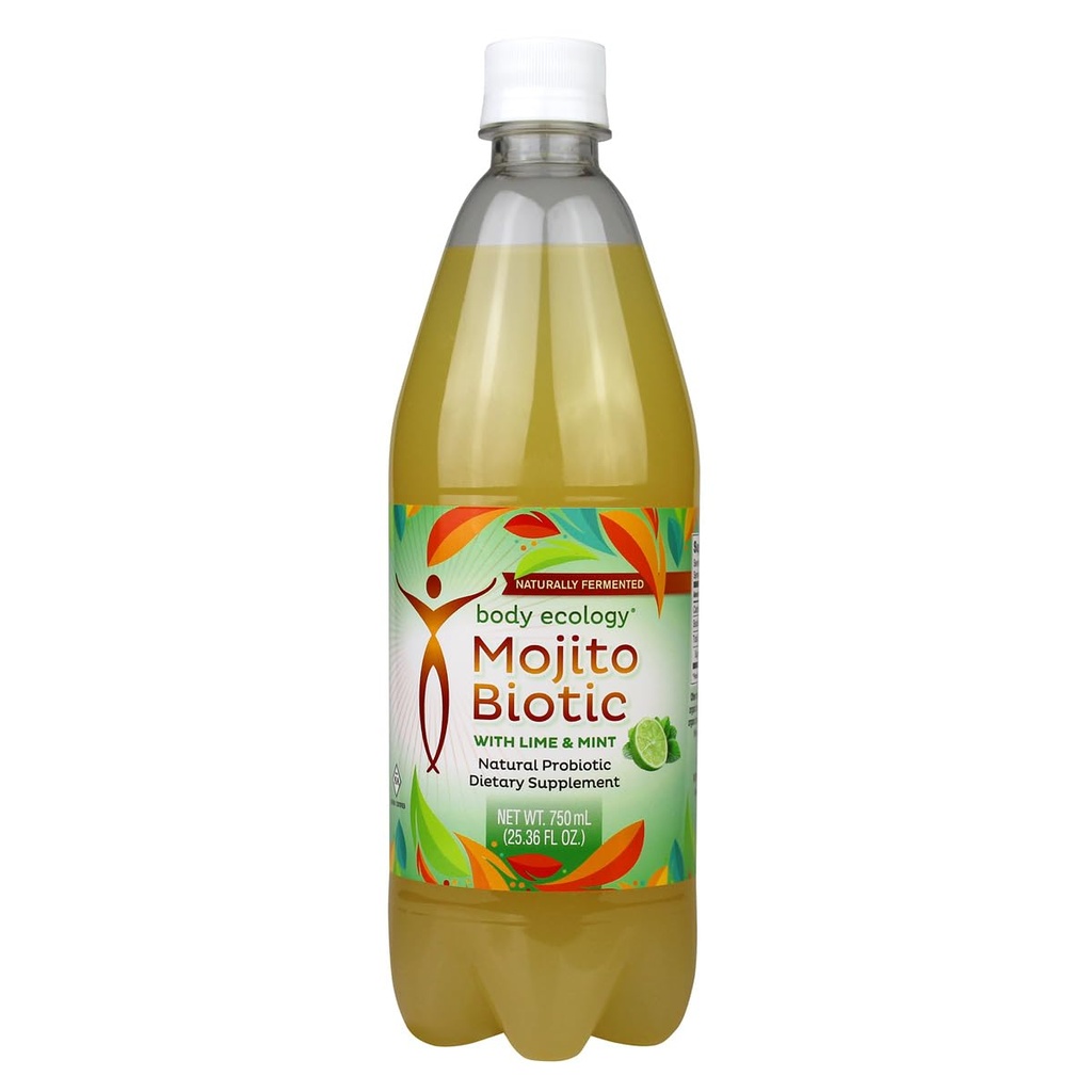 Écologie du corps MojitoBiotique. Boissons probiotiques à faible teneur en glucides qui peuvent aider à réduire les rages de sucre.