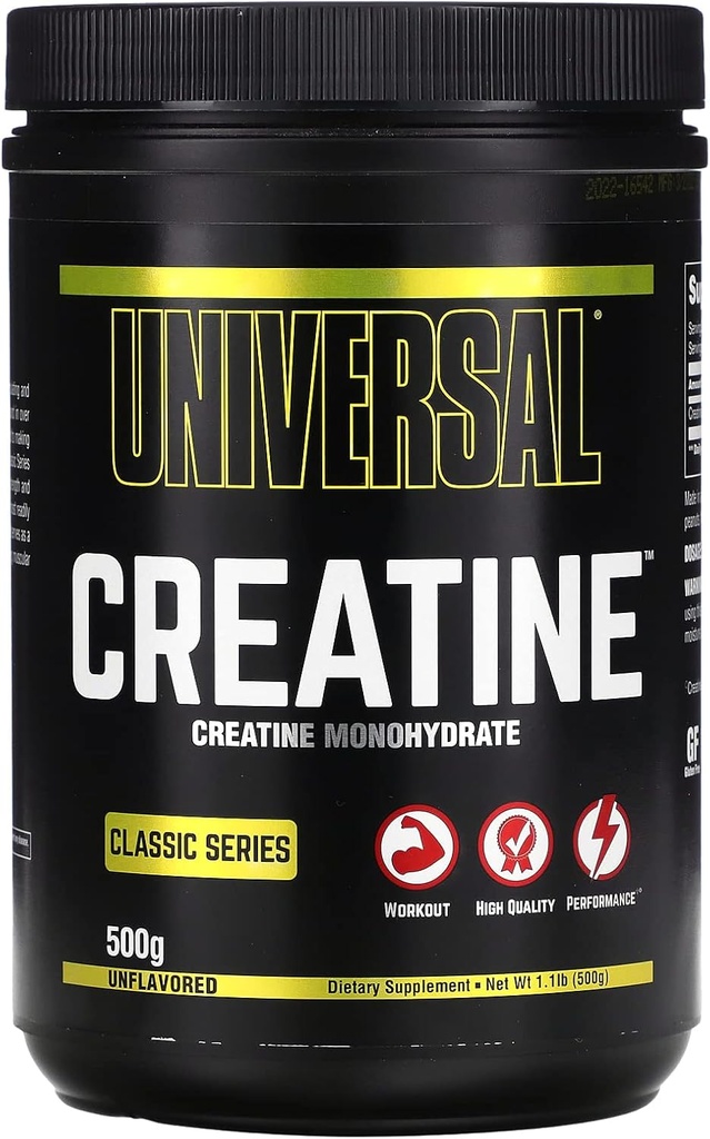 Poudre de créatine Monohydrate de créatine non aromatisé - 500g