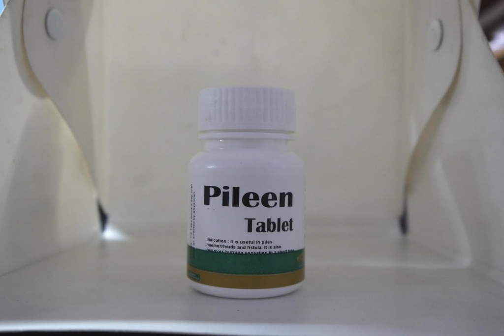 Prabhat Ayurvedic Pharmacy Pileen Natürliche ayurvedische Tablette zur Stärkung der Verdauung