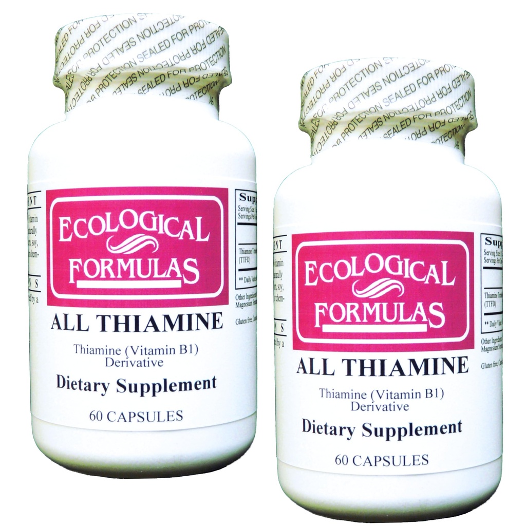 Alle Thiamin Vitamin B1 50 mg, 2 X 60 Kapseln
