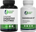 Gesundes Gut HoloZyme Verdauungsenzyme, 180 Kapseln und Magnesium-HP, 60 Kapseln
