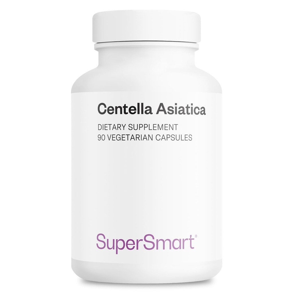 SuperSmart - Centella Asiatica 180mg pro Tag - Gotu Kola Extract Supplement | Non-GMO & Gluten Free - 90 Vegetarische Kapseln
